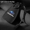 Suede Leather Car Remote Key Case Cover Bag For Subaru Tribeca Legacy Outback Crosstrek WRX 2006 Impreza STI Forester BRZ Mpreza VV666