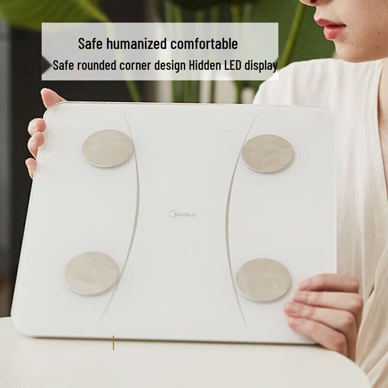 Midea Smart Body Fat Scale MS-CF4 CN Plug (adapter Included)