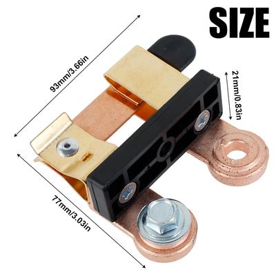 12V/24V Copper Battery Side Post Shut Off Blade Battery Disconnect Switch Switch Anti-Theft Battery Cut Off Switch for Boat Car