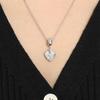 Diamond-Encrusted Leaf Pendant Necklace Simple And High-End Double-Layer Leaf Necklace. Premium Durable Quality