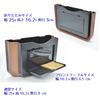 ANCL Car Trash Car Storage Drink and Table Can, Pocket, Multi-Device Compatible, Clip-on, Holder, (Beige)