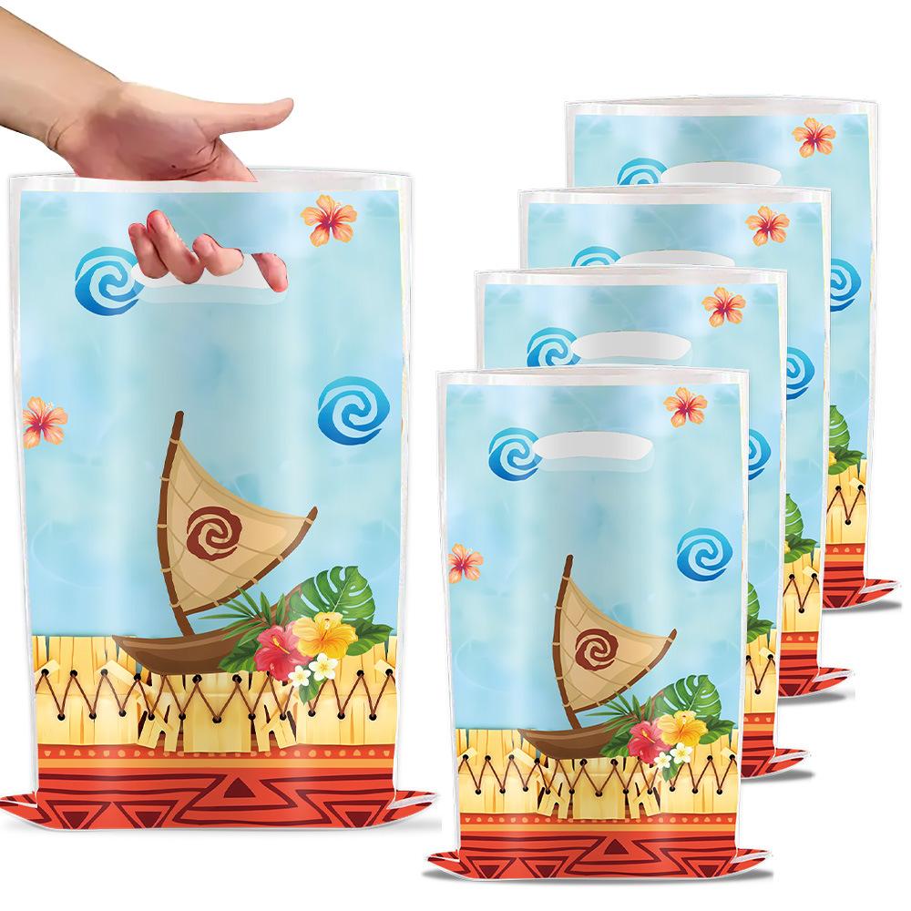 Custom Moana Theme Party Supplies Birthday Decorations Party Arrangement Props Paper Plates Paper Cups Tablecloths Paper Towels
