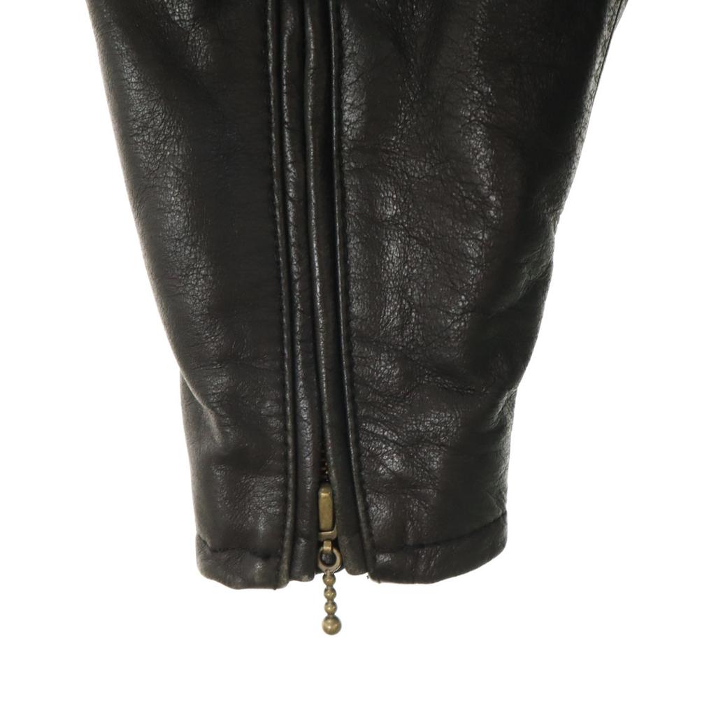 Canyon de Chelly Rindslederjacke L schwarz Gefütterte Motorradjacke Herren Gebraucht