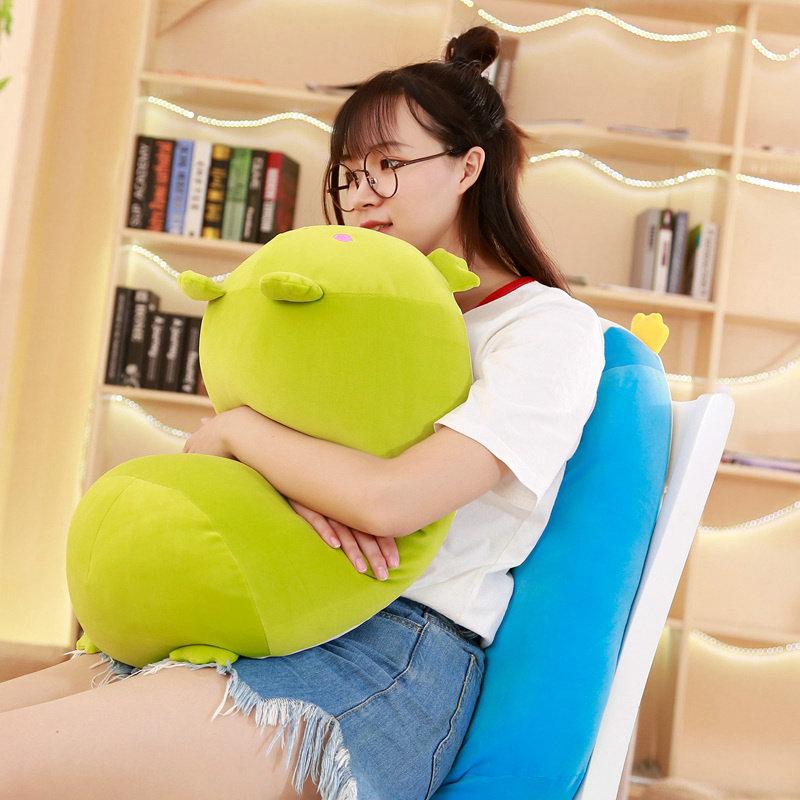 90cm Soft Animal Cartoon Corner Bio Pillow Cushion Cute Dog Cat Dinosaur Pig Unicorn Plush Toy Stuffed Lovely Kid Birthyday Gift