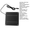 4W 12V Solar Panel Portable Lightweight Type-C Outdoor Garden Lamp Security Camera 9-12V Battery Solar