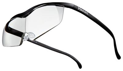 Hazuki Large Magnifying Clear Black Glass, 1.85x, Lens,
