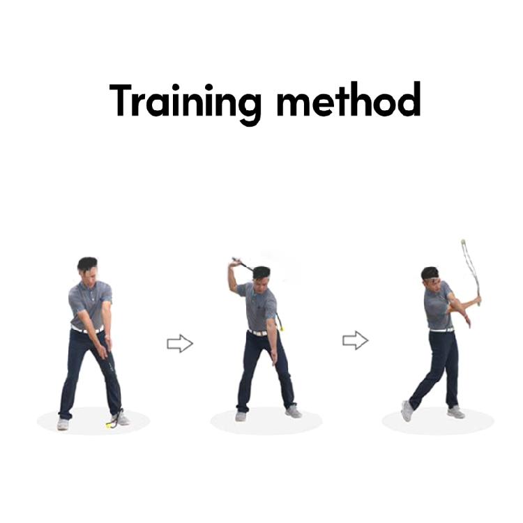 Lina do ćwiczenia swingu golfowego Trener swingu golfowego Akcesoria do treningu golfa
