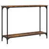 Console Table Smoked Oak 101 x 30.5 x 75 cm Particleboard