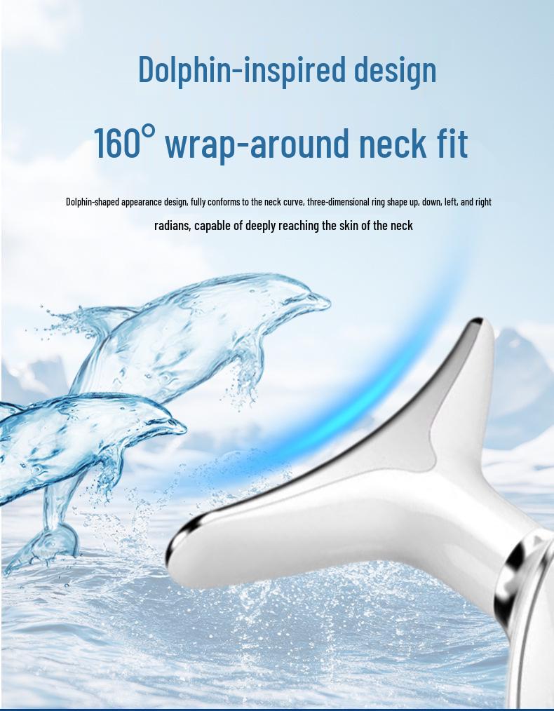 Portable Anti-Wrinkle Neck & Nasolabial Massager | Smart EMS Beauty Device
