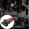 7+15Pin Satas Female Extension Cable For Hard Drive Ssds Enclosure Hot Plugs Capable Highly Speed Signal Stability Design