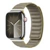 Apple Watch Fine Woven Twill Leather Magnetic Band for Series 5-9 & SE