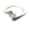 Vit 'Sissi' silverring