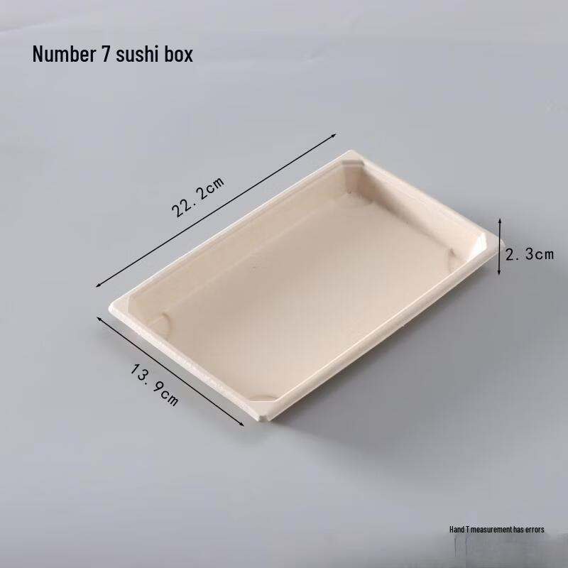 

Sugarcane Pulp Disposable Sushi Box
