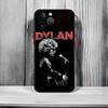 Legendary Folk Singer B-Bob Dylan Phone Case Black Matte Thin Phone Case For iPhone17 16 15 14 13 ProMax