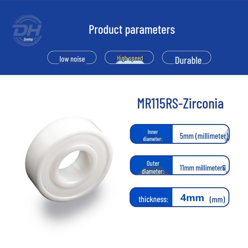 High-Performance Micro Baitcasting Reel with Zirconium Oxide Bearings and Heat-Resistant Ceramic Balls