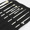 New High-Capacity Painting Brushes Storage Bag 22 Holes Multifunctional Watercolour Brushes Slots Canvas Roll Up Pen Bag