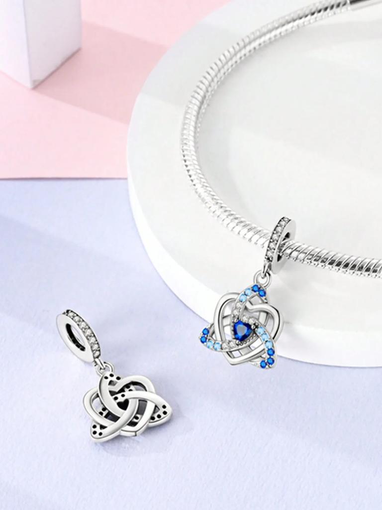 Copper Colors Angel Of Love With Magic Eyes Beads Charm Pendant For Original Bracelet For Women Diy Jewelry Love Gift
