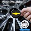 4pcs 60mm Car Wheel Center Hub Center Cap Rim Hub Dustproof Cover For Chevrolet Captiva Colorado Cruze Spark Malibu Car Trax