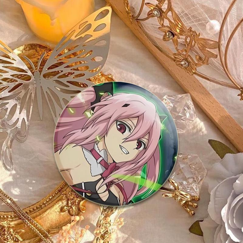 Cartoon Style Badge Anime Seraph of The End Brooches on Backpack Clothes Handmade Round Enamel Pins for Jewelry Gifts Accessorys KTJ
