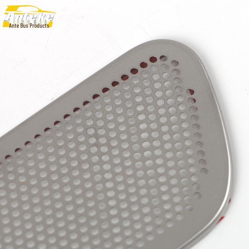 Q8 Stainless Steel Speaker Front Panel Dustproof Cover Sticker for 19-22 Models