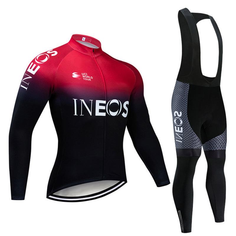 Long Sleeve Mountain Road Bike Men s and Women s Tops and Shorts Outdoor Sports 2026 Long Sleeve, Autumn Breathable Cycling Suit Set XS