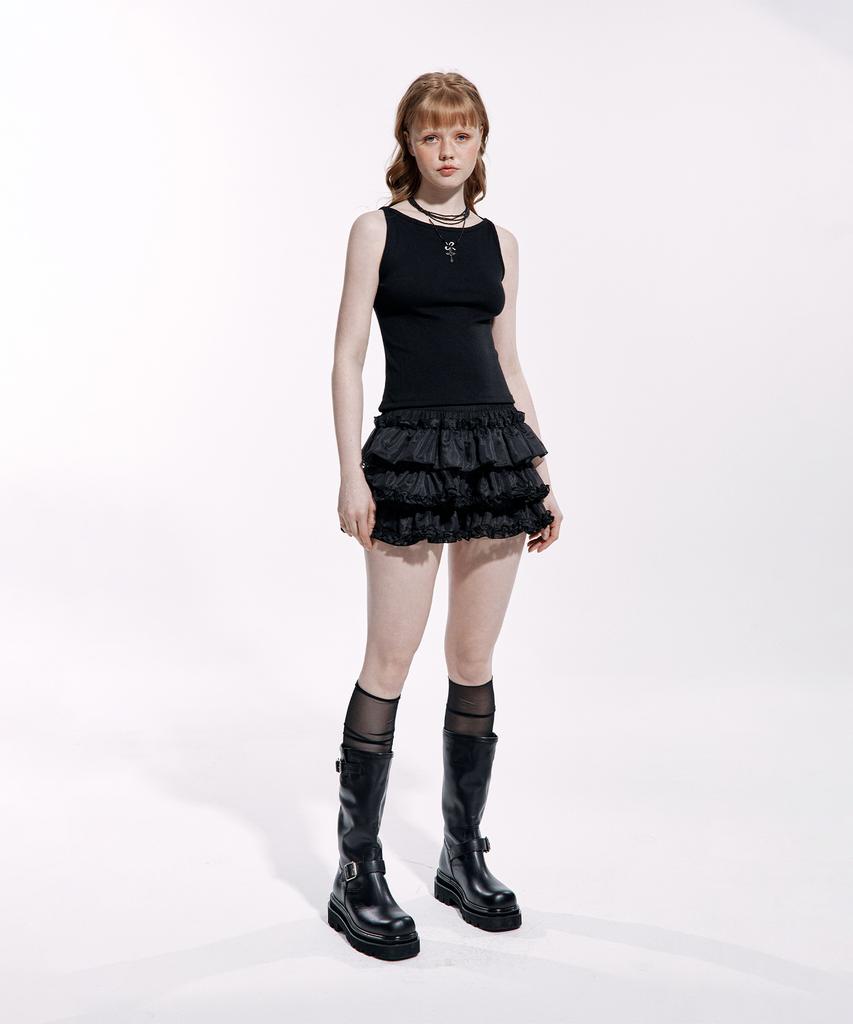 ROUGHNECK Tutu Pants Skirt Black