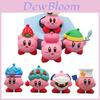 Adorable Kirby Anime Games Cute Cartoon Pink Kirby Waddle Dee Doo Collectible Mini Dolls