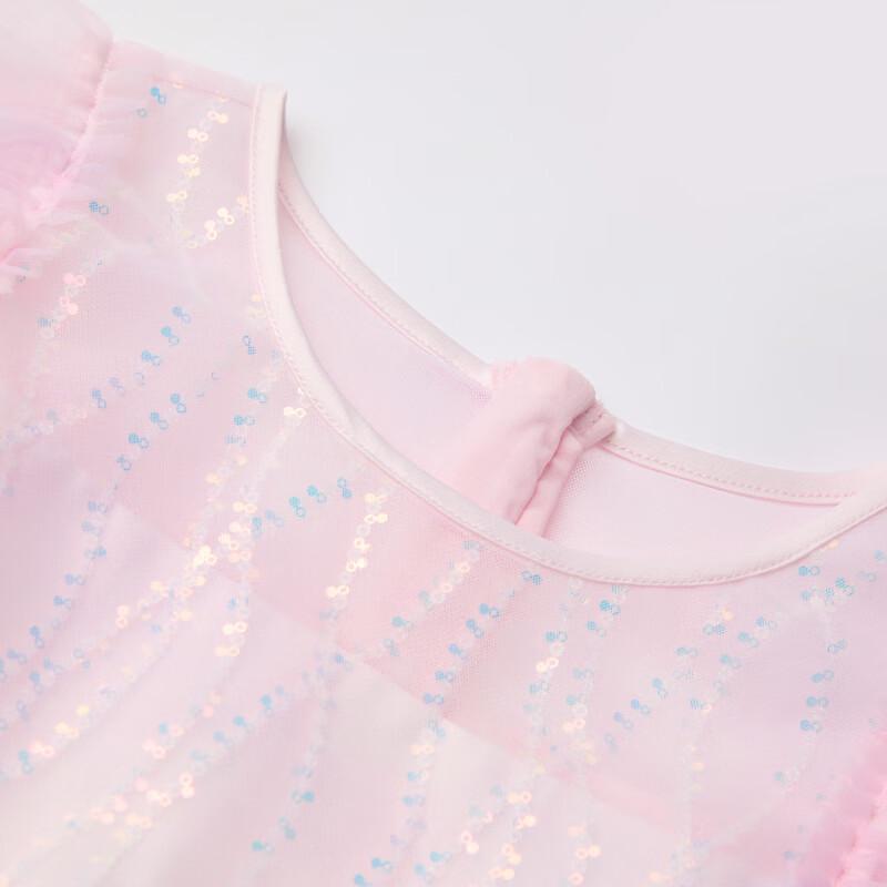 PawinPaw Girls' Gradient Mesh Princess Dress