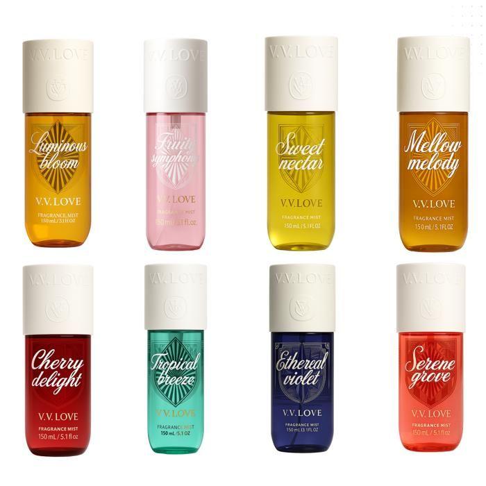 VV Love Pack Luminous Bloom + Fruity Symphony + Sweet Nectar + Mellow Melody + Cherry Delight + Tropical Breeze + Ethereal Violet +