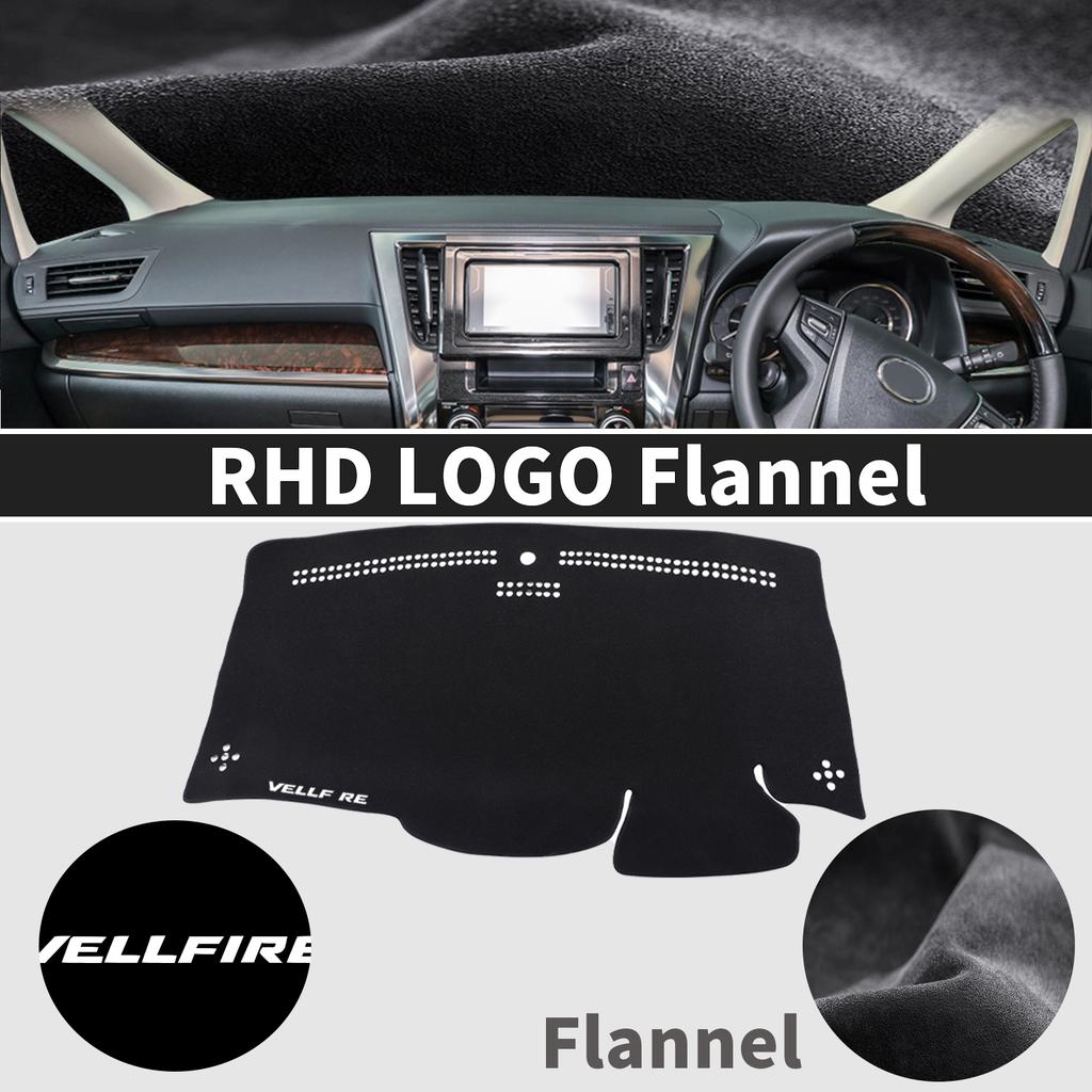 fit for Toyota Alphard Vellfire 30 AH30 2015- RHD Dashmat Dashboard Cover Pad Protective Carpet Accessories DashMat Sunshade