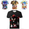 Vibrant Sonic The Hedgehog Printed T-shirt For Kids With Short Sleeves And Comfort Fit
