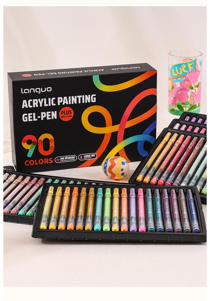 Multi-color Ink Set: Large Capacity Journaling & Graffiti Pens for Art Students