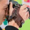 Camera Leather Wrist Strap DSLR Hand Belt Holder Shockproof Strap Waterproof Quick Release Strap Wristband for Camera