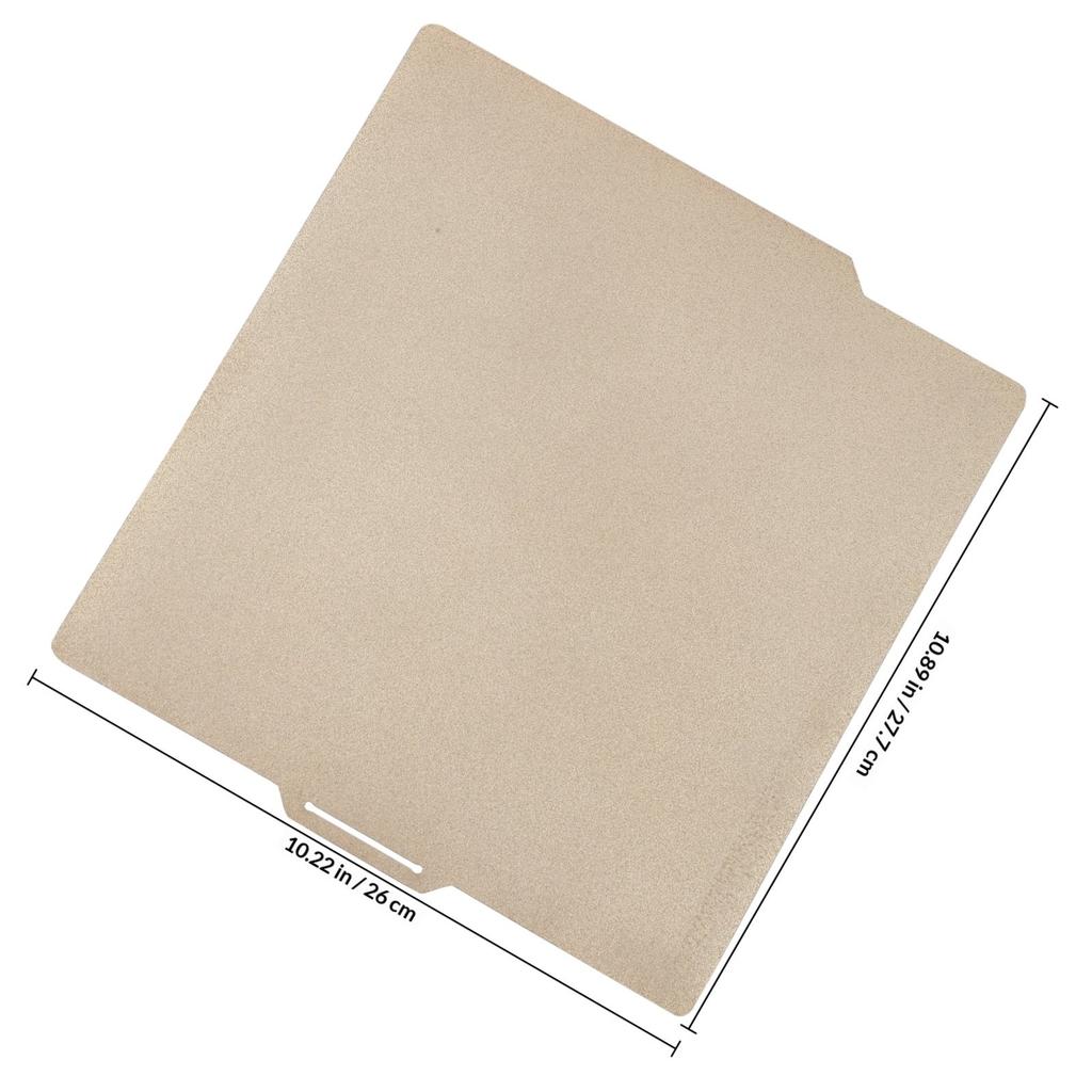 Hot Bed Board for 3D Printer Build Plate Metal Sheet Heated Bed Surface Replacement Platform High Durability Iron Material Easy