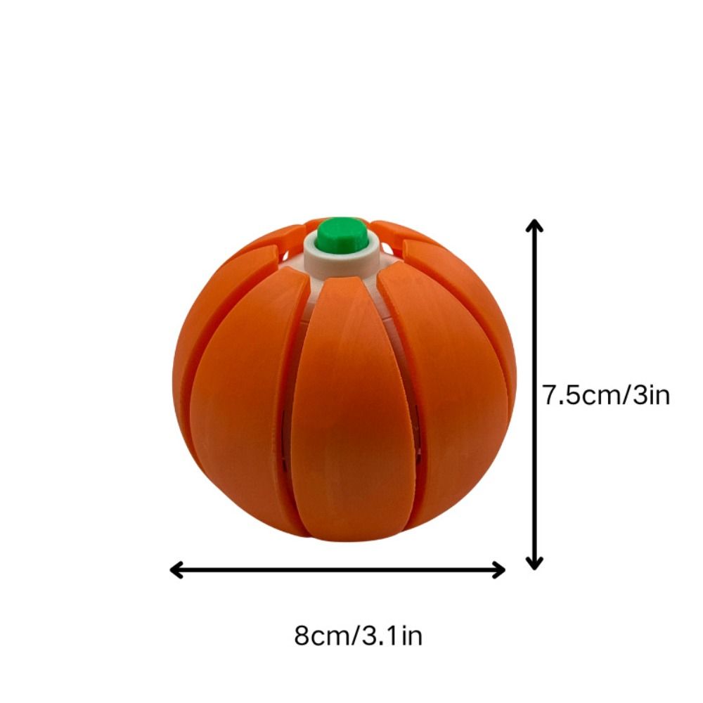 Button Click Fidget Clicker Fruit Design Stress Relief Toy Pumpkin Squishy Toy Party Giveaway