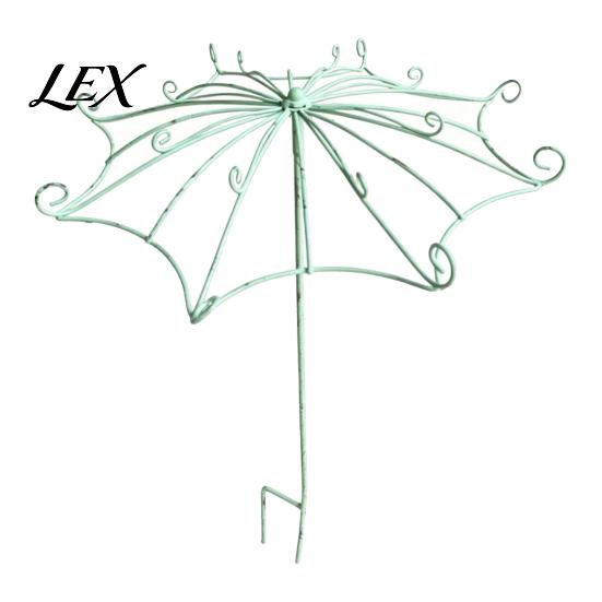 Heavy Duty Iron Support for Clematis Vintage Umbrella Garden Trellis, Metal Climbing Plant Support, Shape Patio Trellis Ivy Vines Roses Clematis,