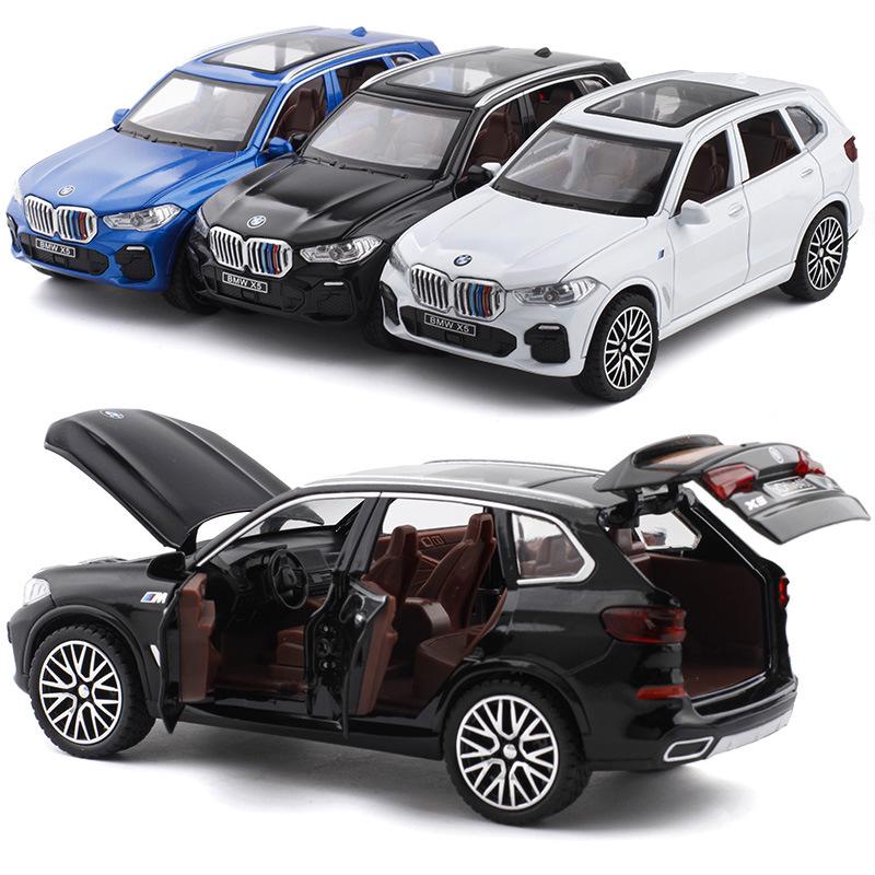 Xinao 1:32 Bao X5 Off-Road SUV Alloy Six-Door Car Model with Sound & Light Pull-Back Toy