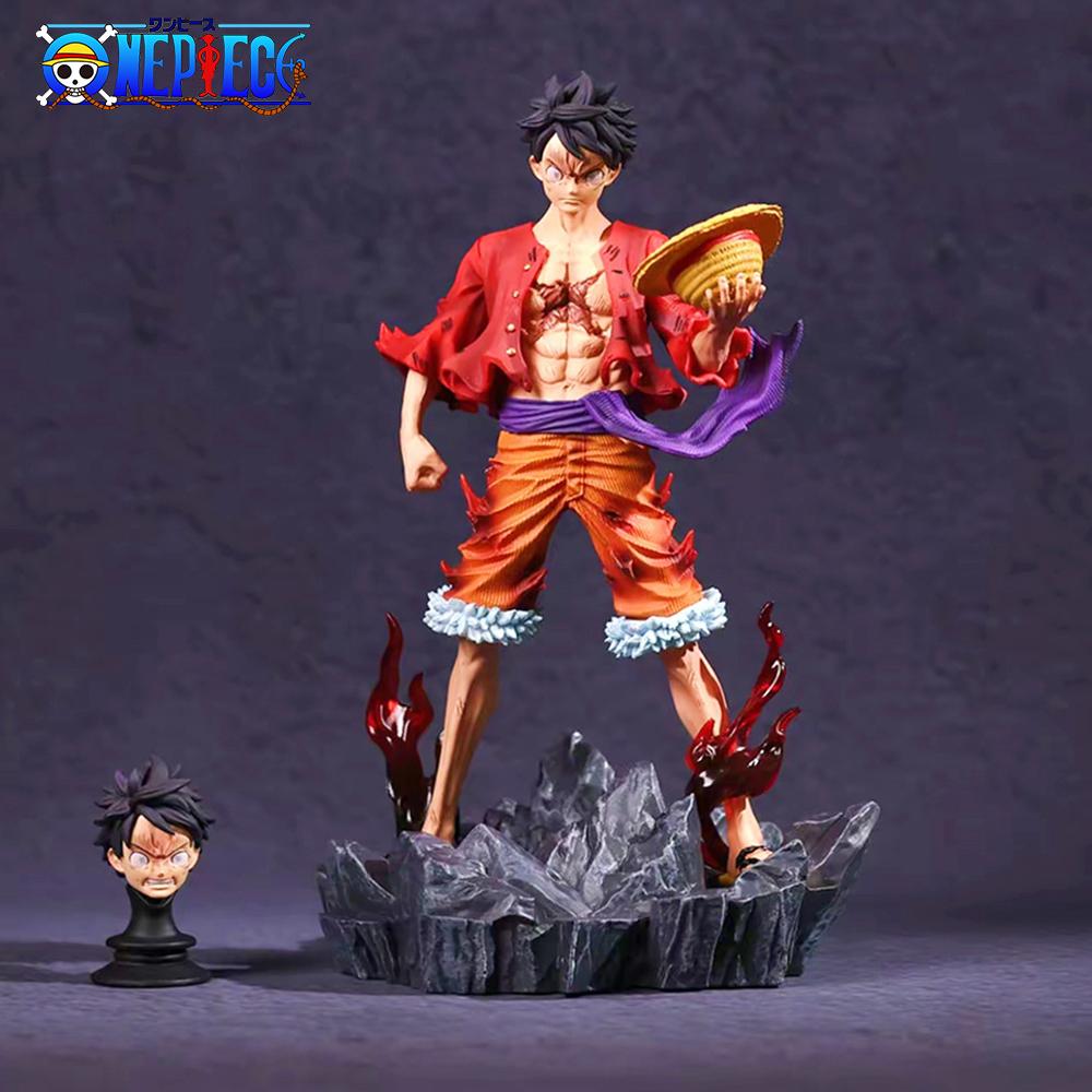 24cm/9.45in Anime ONE PIECE Figure Monkey D Luffy Action Figures Pvc Statue Desktop Ornamen Collection Model Toys Gifts