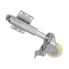 Roată de poartă din nailon de 3 inchi, roată pivotantă cu arc, cu frână, capacitate de încărcare de 110 lb