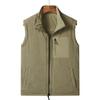 Winter Velvet Vest Double-sided Wear Men's Casual Outdoor Sports Fishing Vest Breathable Jacket Men