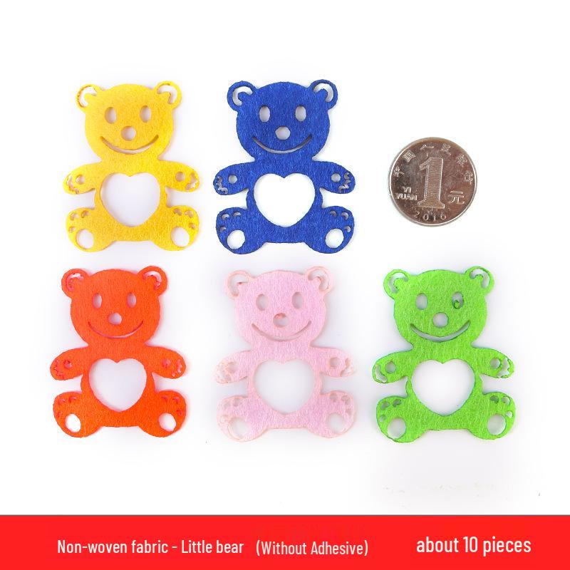 DIY Creative Non-Woven Petals & Animal Patch Kit for Kids