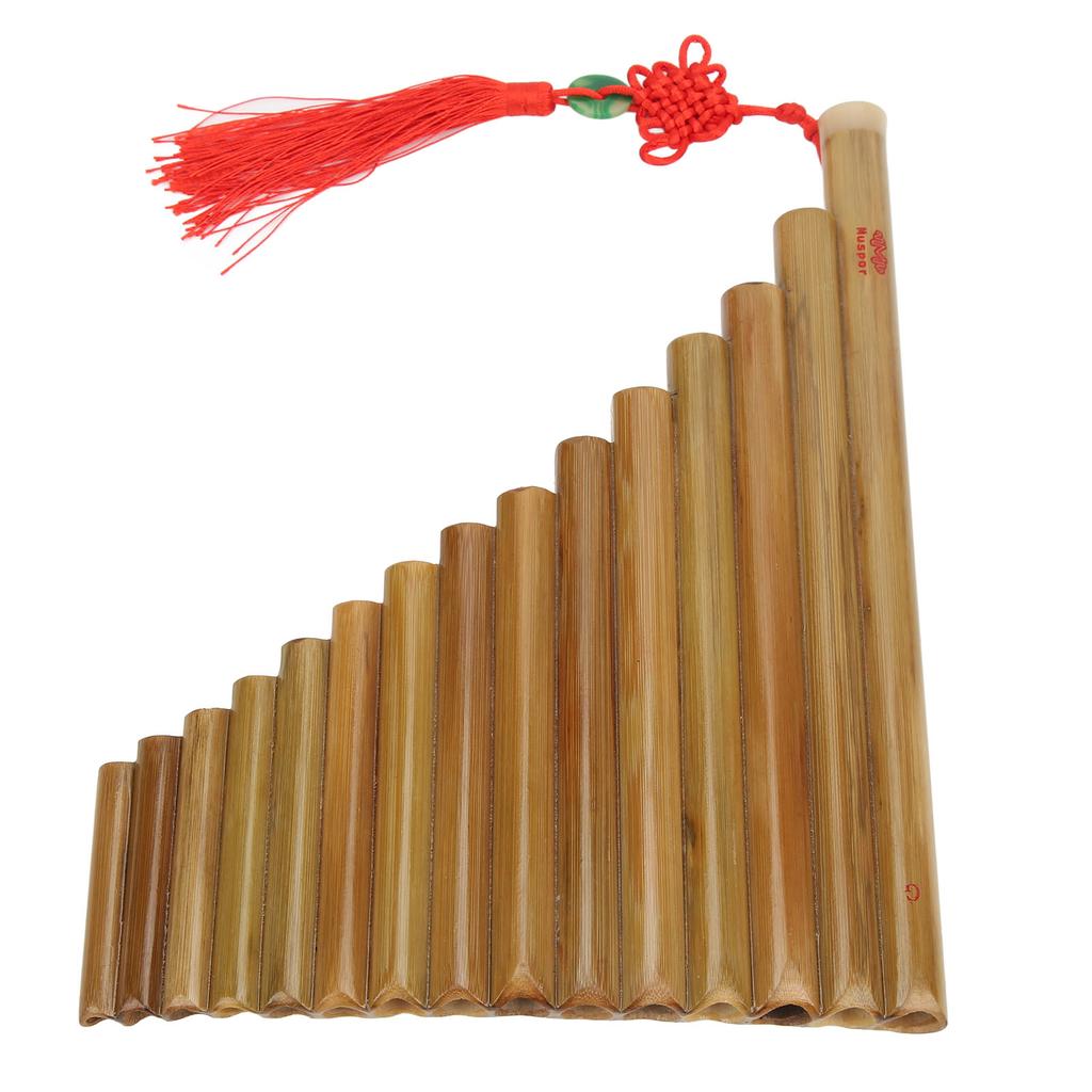 Pan Flute 15 Pipes G Key Chinese Traditional Musical Instrument Panpipes Woodwind InstrumentRight