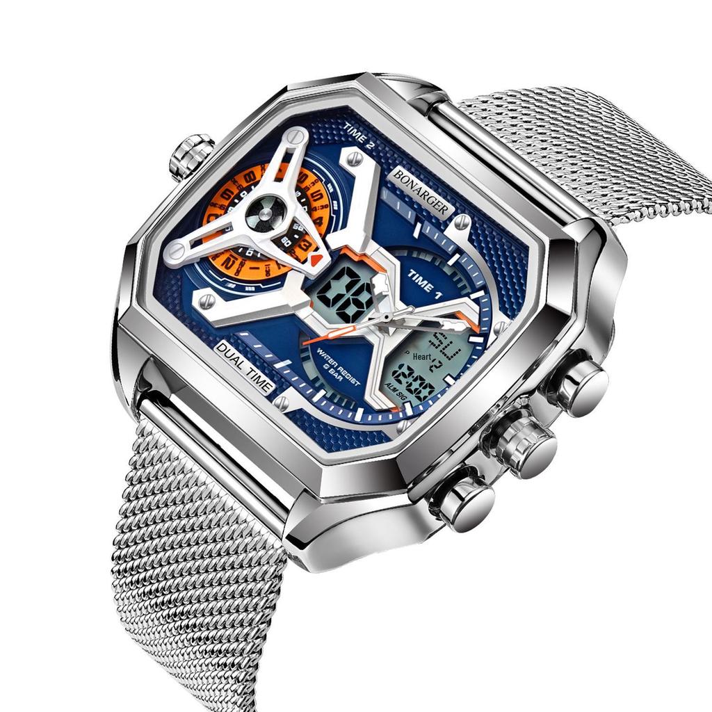 Grenzüberschreitende Herren Multifunktions-Wasserdichte Sportuhr - Europäischer & Amerikanischer Stil