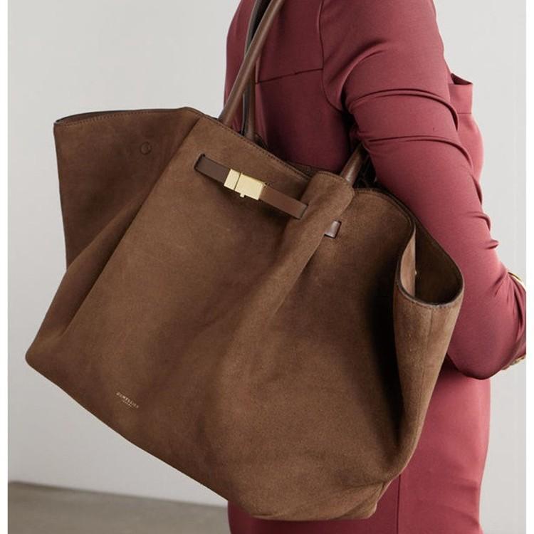 Nuova Borsa Tote Opaca Autunno Inverno con Sensazione di Alta Gamma, Stile Pendolarismo Retrò, Monospalla, A Mano, Sottobraccio