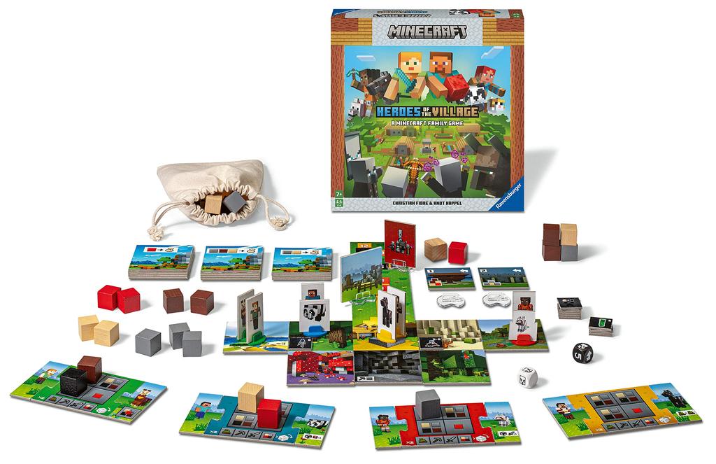 Ravensburger Инструкции к настольной игре Герои 20977 4 Minecraft (Включая японский) "Официально импортировано"