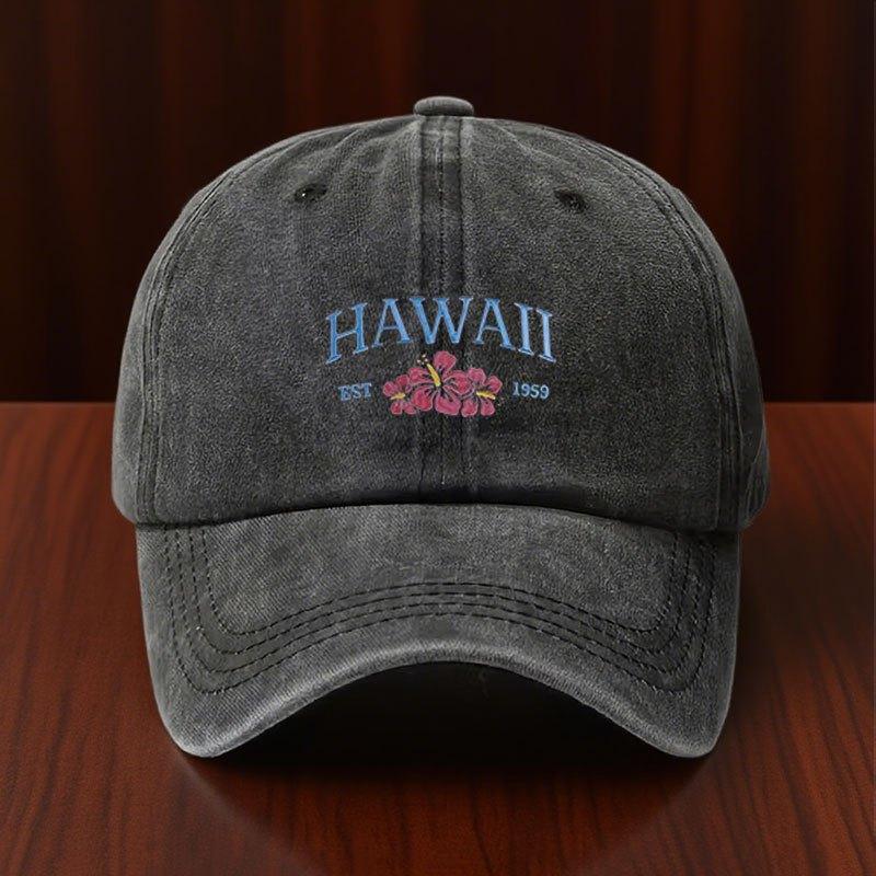 

Vintage Washed Cotton Baseball Cap Unstructured Low Profile Sun Protection Duck Tongue Hat Adjustable