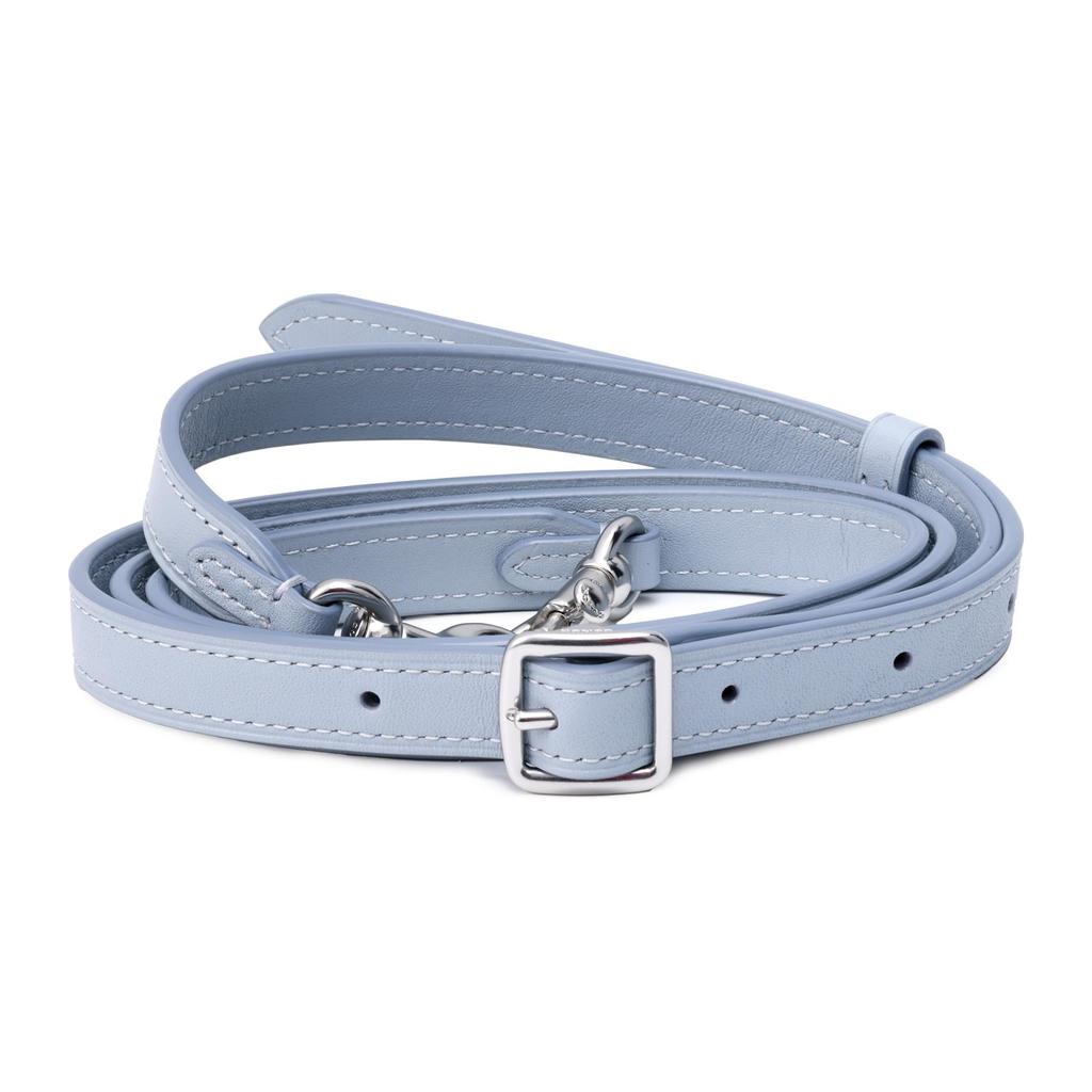 New COACH Ruby Fabric With Cow Leather Boston Bag Shoulder Bag Crossbody Bag Handbag Small Size Women's Blue CJ832-LHPBU