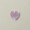 10Pcs Ins Fresh Heart Transparent Button Cardigan Sweater Coat DIY Craft Buttons Women Clothing Sewing Accessories