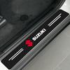 4Pc Car Door Plate Carbon Fiber Threshold Protector Sticker for Suzuki Jimny GW250 Samurai Vitara Swift Baleno SX4 Ignis Alto Splash Swace