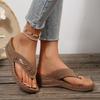 Infradito Retro da Donna con Supporto per l'Arco Plantare - Comodi Sandali Estivi a Infradito Slip-On